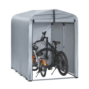 SoBuy KLS11-K Garaje para bicicletas 1,20x1,76x1,63 m Gris