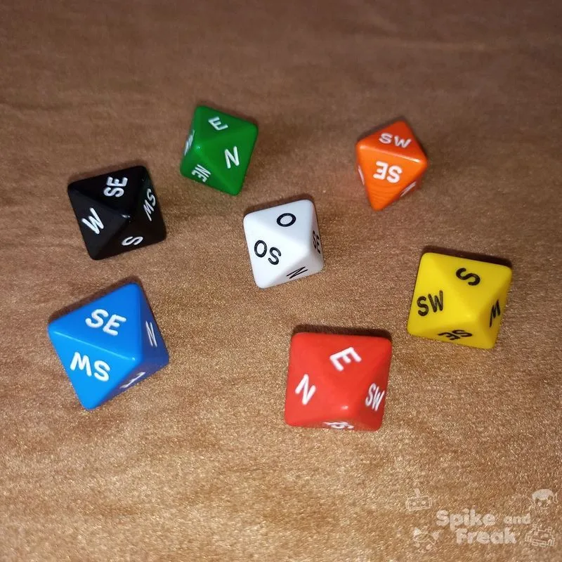 Dado D8 Puntos Cardinales