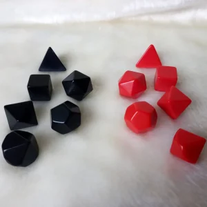 Set RPG Dados en blanco