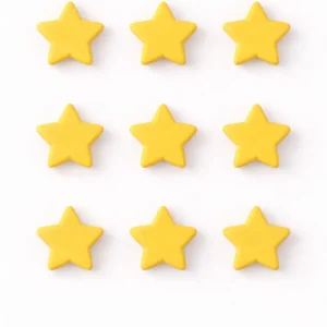 Estrellas decorativas 3D modulares – Piezas individuales para crear murales