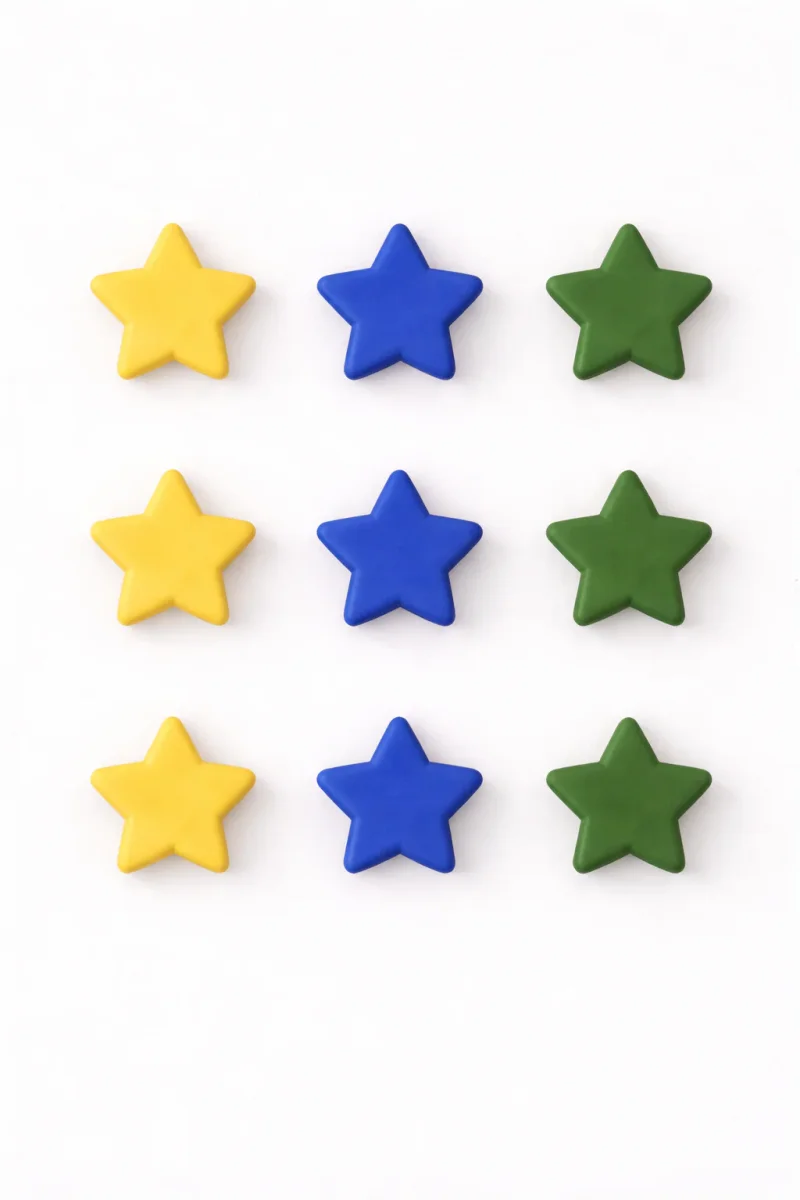 Estrellas decorativas 3D modulares – Piezas individuales para crear murales - Imagen 6