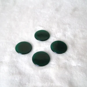 4 Fichas Verdes  Transparentes 22mm
