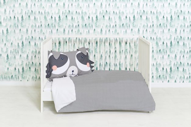 Funda nórdica Bebé Vichy Gris