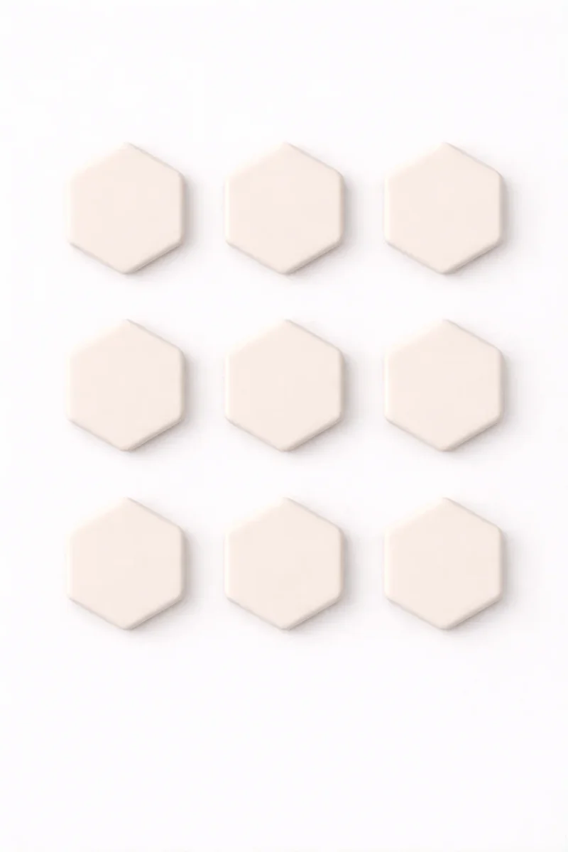 Hexágonos decorativas 3D modulares – Piezas individuales para crear murales