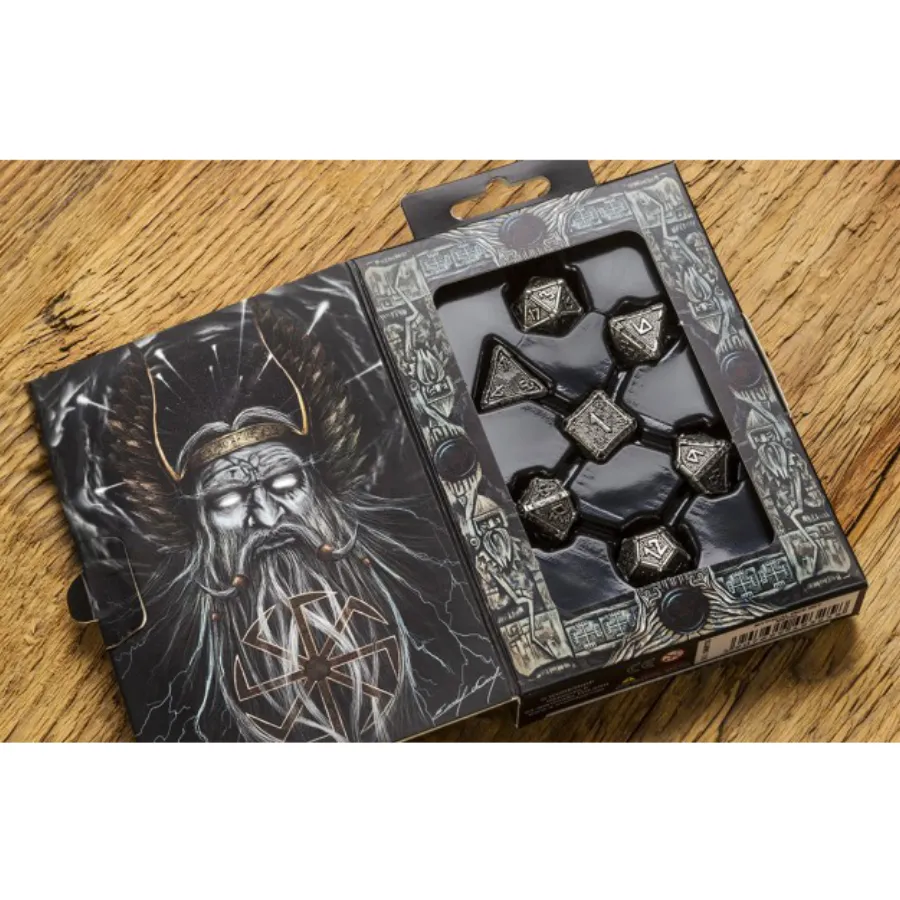 Set de dados de metal- Metal Mythical Dice Set (7) - Imagen 5