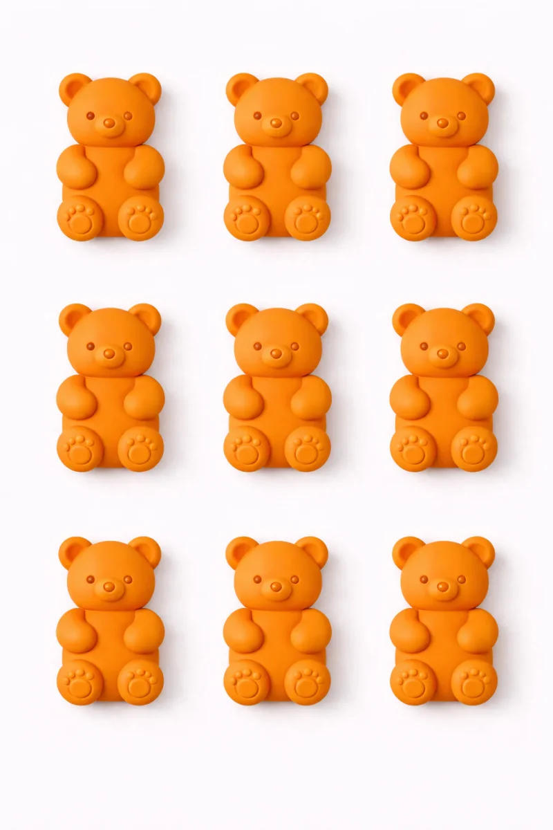 Ositos decorativas 3D modulares – Piezas individuales para crear murales - Imagen 2