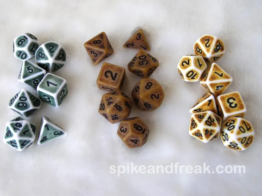 Set de Dados RPG Antiguos - Imagen 2