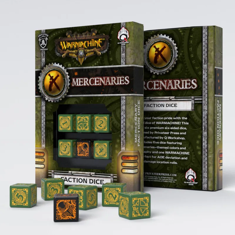 Warmachine RPG Set 6 D6 - Imagen 5